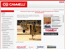 Tablet Screenshot of cammelli.com